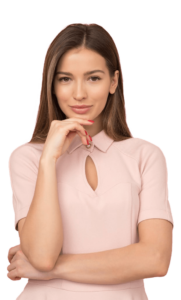 Woman standing with her arms crossed